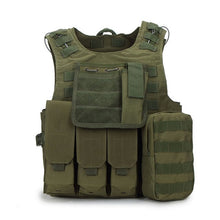 Load image into Gallery viewer, Camouflage Hunting Military Tactical Vest Wargame Body Molle Armor Hunting Vest CS Outdoor Jungle Equipment with 12 Colors