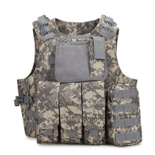 Load image into Gallery viewer, Camouflage Hunting Military Tactical Vest Wargame Body Molle Armor Hunting Vest CS Outdoor Jungle Equipment with 12 Colors