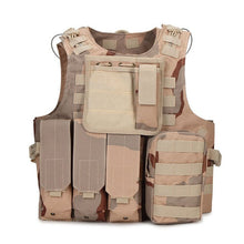 Load image into Gallery viewer, Camouflage Hunting Military Tactical Vest Wargame Body Molle Armor Hunting Vest CS Outdoor Jungle Equipment with 12 Colors