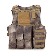 Load image into Gallery viewer, Camouflage Hunting Military Tactical Vest Wargame Body Molle Armor Hunting Vest CS Outdoor Jungle Equipment with 12 Colors