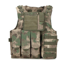 Load image into Gallery viewer, Camouflage Hunting Military Tactical Vest Wargame Body Molle Armor Hunting Vest CS Outdoor Jungle Equipment with 12 Colors