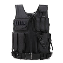 Load image into Gallery viewer, Military Tactical Vest Army Hunting Molle Airsoft Vest Outdoor Body Armor Swat Combat Painball Black Vest for Men