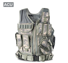Load image into Gallery viewer, Military Tactical Vest Army Hunting Molle Airsoft Vest Outdoor Body Armor Swat Combat Painball Black Vest for Men