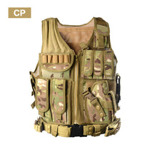 Load image into Gallery viewer, Military Tactical Vest Army Hunting Molle Airsoft Vest Outdoor Body Armor Swat Combat Painball Black Vest for Men