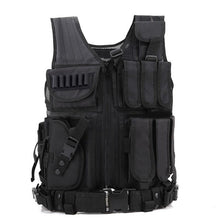 Load image into Gallery viewer, Military Tactical Vest Army Hunting Molle Airsoft Vest Outdoor Body Armor Swat Combat Painball Black Vest for Men