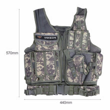 Load image into Gallery viewer, Police Tactical Vest Outdoor Military Body Armor Wear Hunting Vest Army Swat Molle Vest Camouflage/Army Green