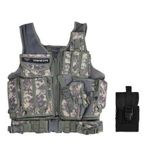 Load image into Gallery viewer, Police Tactical Vest Outdoor Military Body Armor Wear Hunting Vest Army Swat Molle Vest Camouflage/Army Green