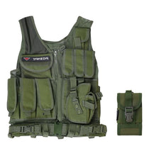 Load image into Gallery viewer, Police Tactical Vest Outdoor Military Body Armor Wear Hunting Vest Army Swat Molle Vest Camouflage/Army Green