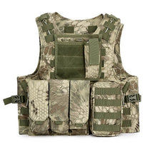 Load image into Gallery viewer, 2018 New Outdoor Army Police Tactical Vest Camouflage Military Body Armor Sports Waistcoat Hunting Vest Swat Molle Tank Tops