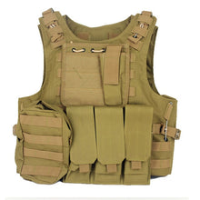 Load image into Gallery viewer, 2018 New Outdoor Army Police Tactical Vest Camouflage Military Body Armor Sports Waistcoat Hunting Vest Swat Molle Tank Tops