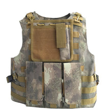 Load image into Gallery viewer, 2018 New Outdoor Army Police Tactical Vest Camouflage Military Body Armor Sports Waistcoat Hunting Vest Swat Molle Tank Tops