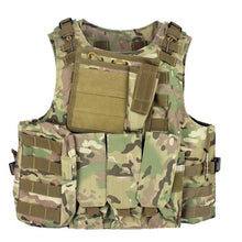 Load image into Gallery viewer, 2018 New Outdoor Army Police Tactical Vest Camouflage Military Body Armor Sports Waistcoat Hunting Vest Swat Molle Tank Tops