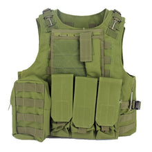 Load image into Gallery viewer, 2018 New Outdoor Army Police Tactical Vest Camouflage Military Body Armor Sports Waistcoat Hunting Vest Swat Molle Tank Tops
