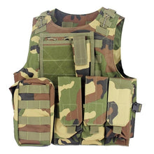 Load image into Gallery viewer, 2018 New Outdoor Army Police Tactical Vest Camouflage Military Body Armor Sports Waistcoat Hunting Vest Swat Molle Tank Tops