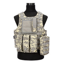 Load image into Gallery viewer, Camouflage Hunting Military Tactical Vest Wargame Body Molle Armor  Hunting Vest CS Outdoor Equipment with 5 Colors 2018