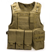 Load image into Gallery viewer, Camouflage Hunting Military Tactical Vest Wargame Body Molle Armor  Hunting Vest CS Outdoor Equipment with 5 Colors 2018