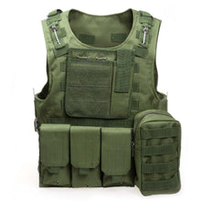 Load image into Gallery viewer, Camouflage Hunting Military Tactical Vest Wargame Body Molle Armor  Hunting Vest CS Outdoor Equipment with 5 Colors 2018