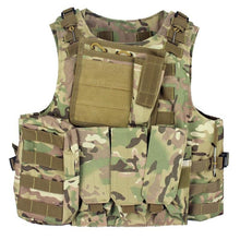 Load image into Gallery viewer, Tactical Military Body Armor CS Safe Tactics Vest Airsoft Gear Molle Bag Ammo Chest Rig Paintball Army Harness Protector