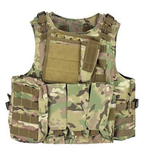 Load image into Gallery viewer, Tactical Military Body Armor CS Safe Tactics Vest Airsoft Gear Molle Bag Ammo Chest Rig Paintball Army Harness Protector